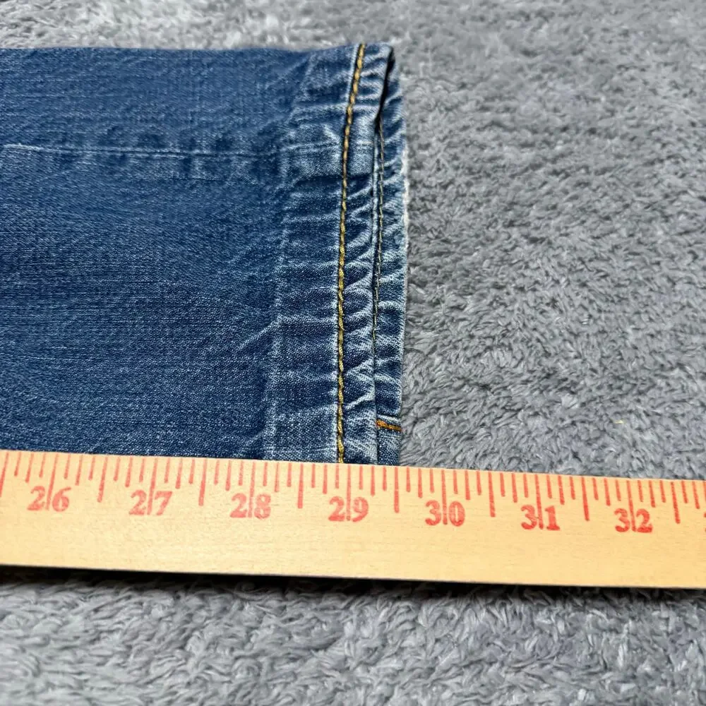 True Religion Jeans Mens 28 (31x29) Bobby Big T Made in USA Contrast Stitch
